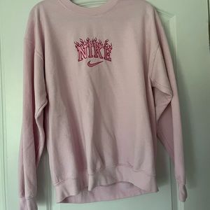 nike custom flame hoodie